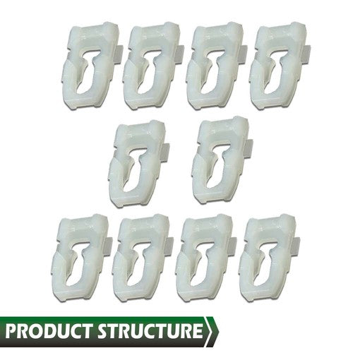 Solid Spare Fit For 1977-1990 Dodge Trucks Ramchargers Body Side Belt Molding Trim Clips