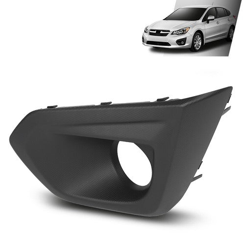 Solid Spare Fog Light Bezel Lamp Cover Fit For 2012 2013 2014 Subaru Impreza Left Side