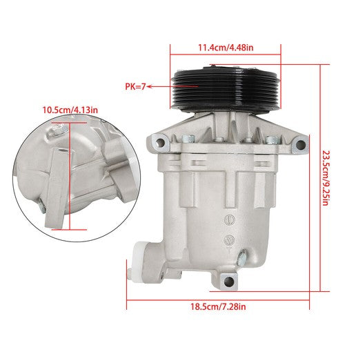 Solid Spare A/C Compressor For Nissan Versa 2007 2008 2009 2010 2011 2012 92600CJ60C 57887