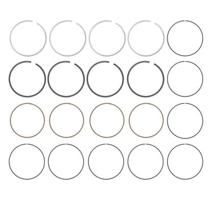 Solid Spare For 16-18 Tucson 18-21 Kona Engine Piston Gasket Valve Bearing Timing Kit w/Rods