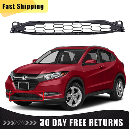 Front Lower Grille Grill With Matte Black Trim Fit Honda HRV 2016 2017 2018