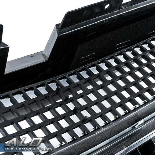 Solid Spare Fit For 08-2014 Dodge Challenger Front Bumper Upper Grille Black w/ Chrome Trim