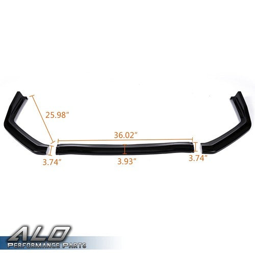 Solid Spare 3Pcs Front Bumper Body Lip Fit For 2015-2020 Subaru WRX STi CS-Style Painted