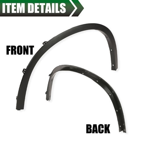 Solid Spare Fit For 2012-2015 BMW X1 Front Left Side Fender Flare Wheel Well Arch Molding
