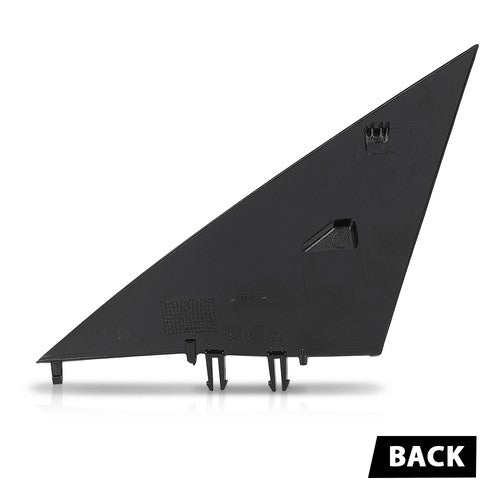 Solid Spare Front Right Side Triangle Door Mirror Flag Cover Fit For 2017-2023 Tesla Model 3