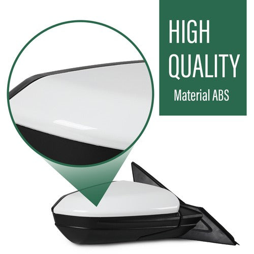 Solid Spare Fit For 2016-2021 Honda Civic Coupe Sedan Right Passenger Side Mirror Assembly