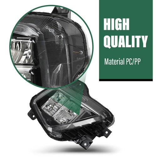 Solid Spare LED Headlights Assembly Fit For 2022-2024 Hyundai Tucson Driver & Passenger Side