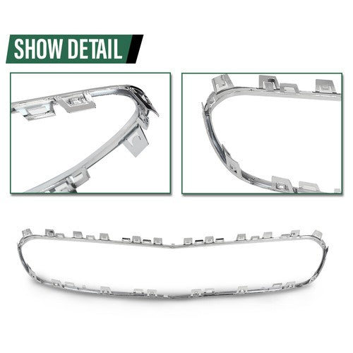 Solid Spare Front Grille Center Molding Trim Fit For 2017-2020 Mercedes Benz E350 MB1202106
