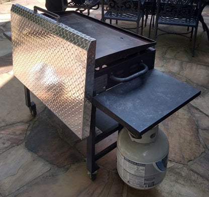 Solid Spare 36 Inch Griddle Cover Lid Outdoor BBQ Hood Aluminum DP For Blackstone Griddle