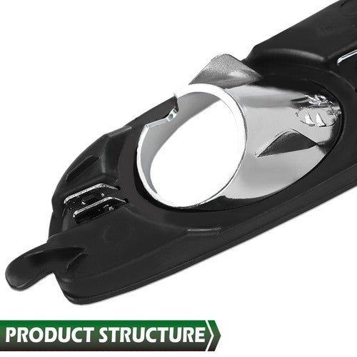 Solid Spare Bumper Fog Light Bezel Lamp Trim Fit For 2010-2013 Buick Lacrosse Left+Right