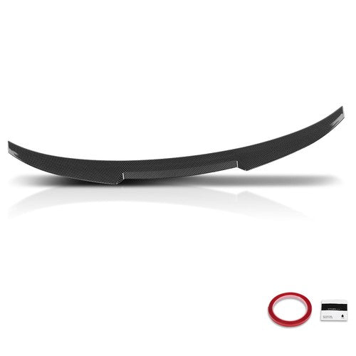 Solid Spare Fit For 19-24 BMW G20 330i G80 M3 Rear Trunk Spoiler Wing M3 Style Gloss Black