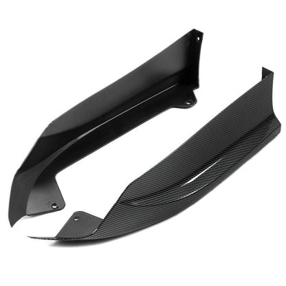 Solid Spare For 2016-2017 Accord Sedan 4DR CARBON Style Rear Bumper Lip Splitter Spoiler