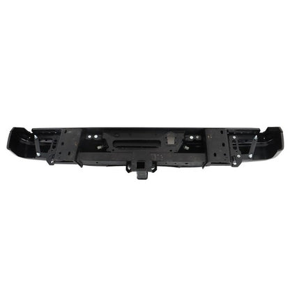 Solid Spare w/ Holes w/ Tow Hooks Metal Rear Bumper Automobiles For Ford F-150 2015-2020