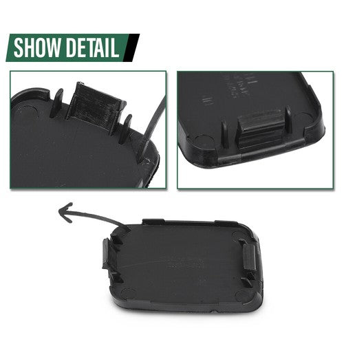 Solid Spare Fit For 2010-2012 Lexus RX350 RX450h Front Bumper Tow Hook Eye Cover Left+Right