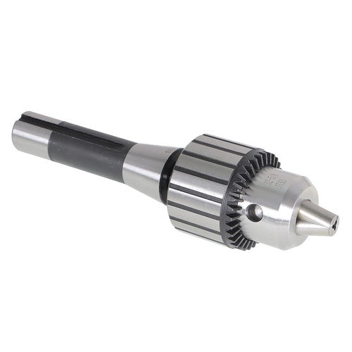 Solid Spare 1/8"- 5/8" Heavy Duty Keyed Drill Chuck with R8 Shank & Key in Prime Quality New