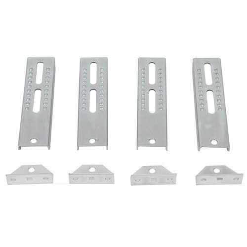 Solid Spare 8PCS 10" Tall Galvanized Boat Trailer Vertical Bunk Board Brackets Bolster