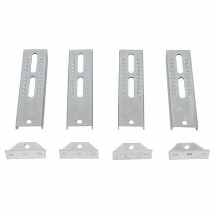 Solid Spare 8PCS 10" Tall Galvanized Boat Trailer Vertical Bunk Board Brackets Bolster