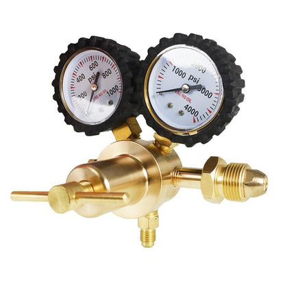 Solid Spare Nitrogen Regulator with 0-800 psi Delivery Pressure 1/4" Flare Output New