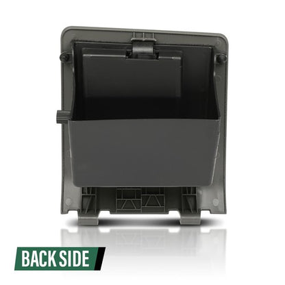 Solid Spare Dash Knee Center Glove Storage Cubby For 05-07 Ford F250 F350 Super Duty Gray