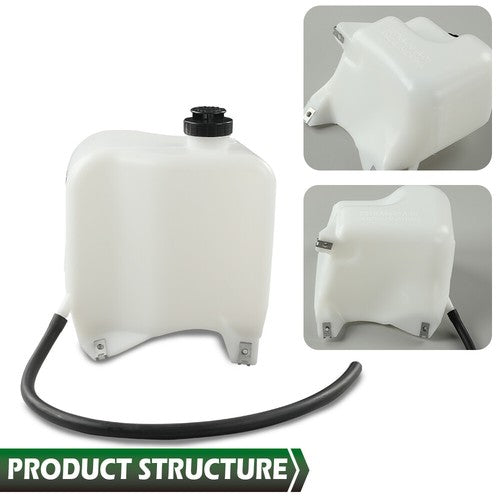 Solid Spare Fit For 1981-87 Chevy GMC GM Truck Coolant Bottle & Cap W/Mounting Hardware&Hose
