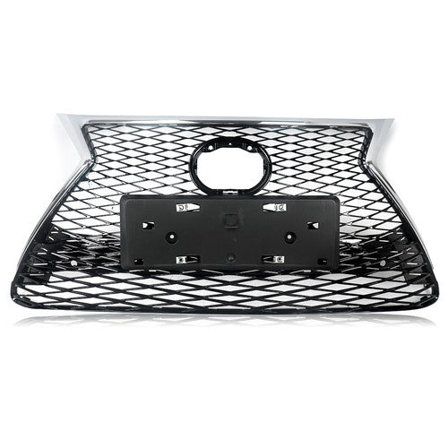 Front Bumper Grille For 2015-2017 Lexus NX200T NX300H F Sport Grill Chrome Black