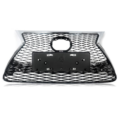 Front Bumper Grille For 2015-2017 Lexus NX200T NX300H F Sport Grill Chrome Black