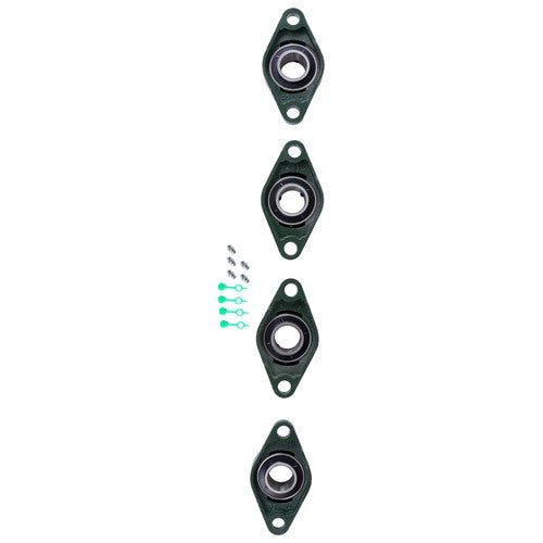 Solid Spare UCFL206-20 Self Alignment Pillow Block Bearing 1-1/4" Bore Solid Base 4pcs ?