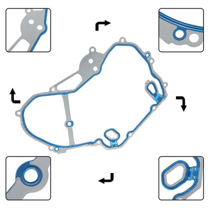 Solid Spare For Chevrolet 2006-17 Buick 10-17 2.4L L4 JV5068 New Timing Cover Gasket Set