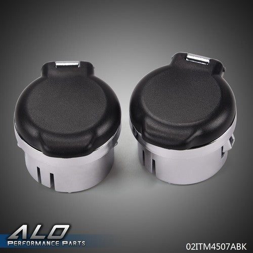 Solid Spare Fit for Silverado Sierra Chevy GMC 12V Power Outlet Plug Dash Cap Cover