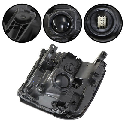 Solid Spare w/ LED DRL For Chevy Silverado 1500 2016-2018 Headlamp Headlight HID/Xenon Left