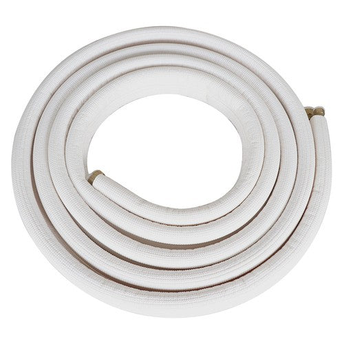 Solid Spare 16FT 1/4Inch - 1/2Inch Dia. Air Conditioning Cooling Connection Pipe Install Kit