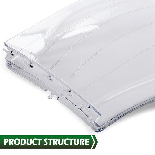 Solid Spare Fit For 2002-2005 Dodge Ram 1500 2500 3500 Clear Headlight Replacement Lens