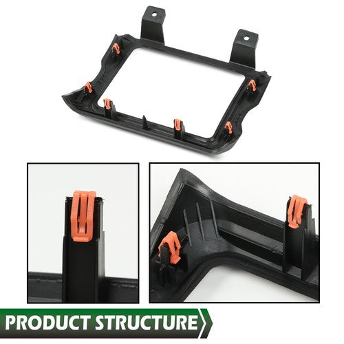 Solid Spare 8.4" Radio Trim Bezel Surround Fit For 2018-2024 Jeep Wrangler JL 6AB55TX7AB