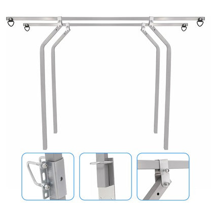 Solid Spare Universal TopTier Cross Bar System Kit For Utility Trailer w/Raised Side Rails