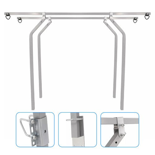 Solid Spare Universal TopTier Cross Bar System Kit For Utility Trailer w/Raised Side Rails