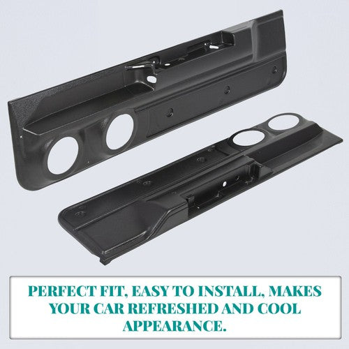 Solid Spare Lower 2-Speaker Door Panel For 1978-88 Monte Carlo Malibu (2dr) & El Camino Set