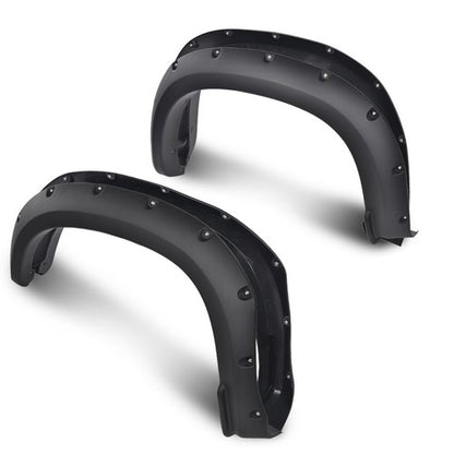Solid Spare Pocket Rivet Style Bolt on Fender Flares Fit For 2019-2023 Chevy Silverado 1500