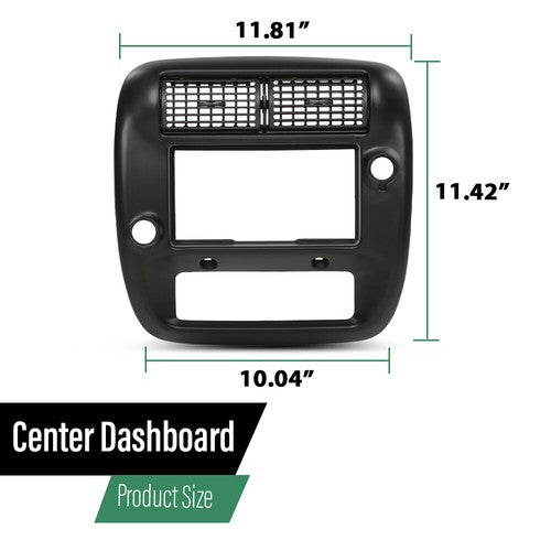 Solid Spare Center Dashboard Dash Radio Panel Fit For 1997-06 Ford Ranger 1997-01 Explorer