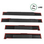 Solid Spare 4Pcs Rocker Panel Protector Guard Covers Fit For 09-14 Ford F150 Crew Cab Pickup