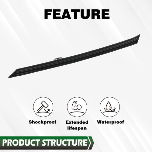 Solid Spare Fit For 19-2022 Toyota Rav4 Right Front Bumper Grille Insert Upper Trim Molding