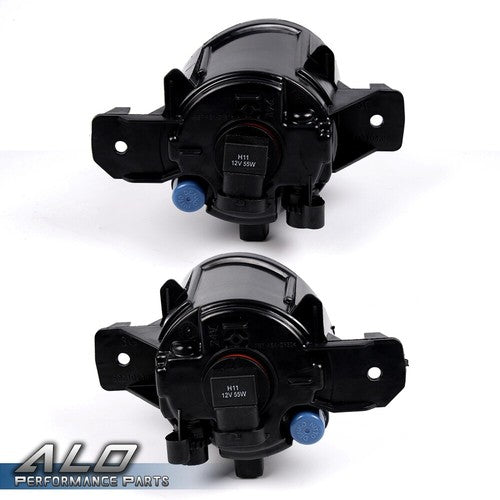Solid Spare Clear Bumper Fog Lights w/ Bulbs Fit For Altima Maxima Rogue Sentra Left+Right
