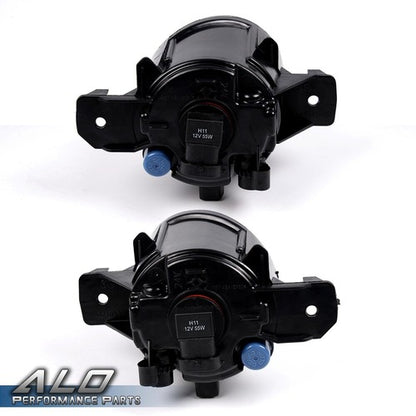 Solid Spare Clear Bumper Fog Lights w/ Bulbs Fit For Altima Maxima Rogue Sentra Left+Right