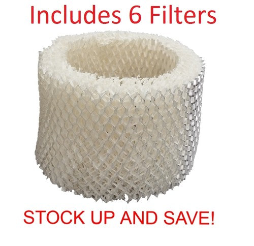 Solid Spare EFP Humidifier Filters for Sunbeam 1119 1118 1120 - 6 Pack