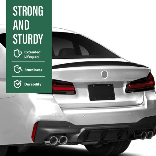 Solid Spare MP Style Rear Trunk Spoiler Wing Fit For 2017-2023 BMW G30 5-Series F90 M5