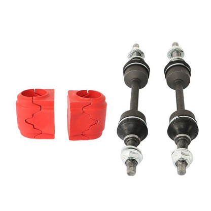 Solid Spare Set of 4 Front Sway Bar Links & Bushings For Ford F-150 2009 2010-2014 K750362