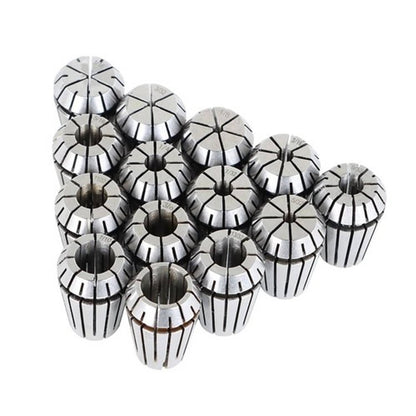 Solid Spare ER20 14Pc 1/16"-1/2" Spring Collet For CNC Milling Lathe Tool Engraving Machine
