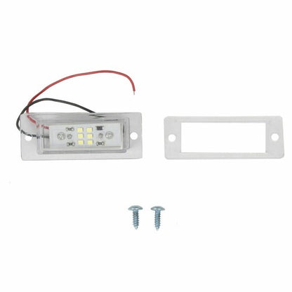 Solid Spare Rear Bumper Roll Pan w/ LED License Light For 1994-2003 Chevy GMC S10 Sonoma