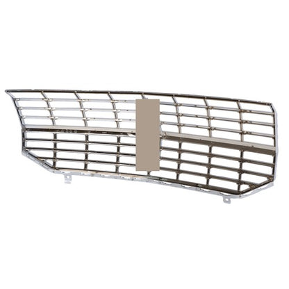 Solid Spare Front Bumper Upper Grille Factory Style Plastic For Lincoln Navigator 2007-2014
