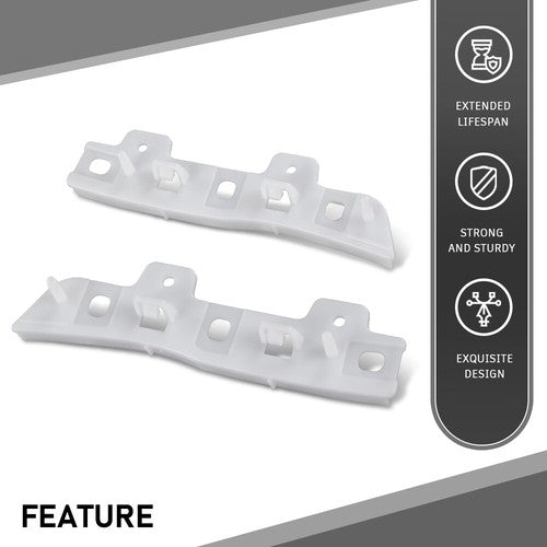 Solid Spare Pair Front Bumper Retainer Support Bracket For 2013 2014 2015 2016 Ford Escape