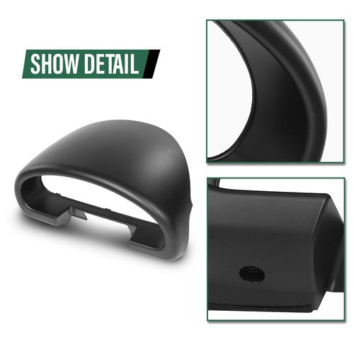 Solid Spare Fit For 1990-1993 Mazda Miata Gauge Hood Cover Instrument Cluster Bezel Black